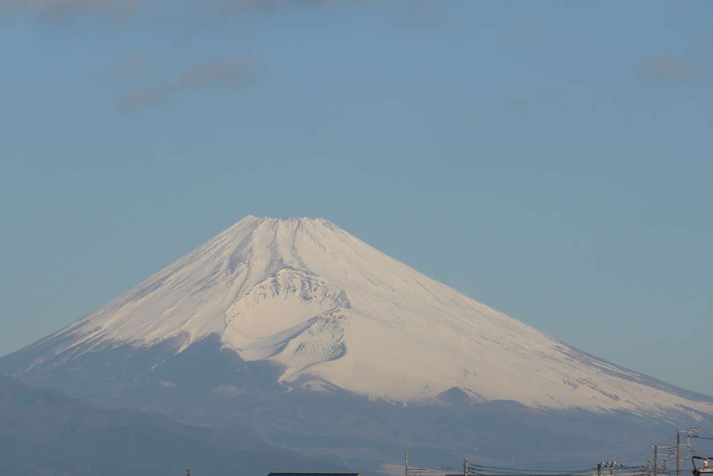 P1190621　1月3日 今朝の富士山
