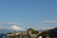 P1200046　2月3日 富士山と吊るし雲