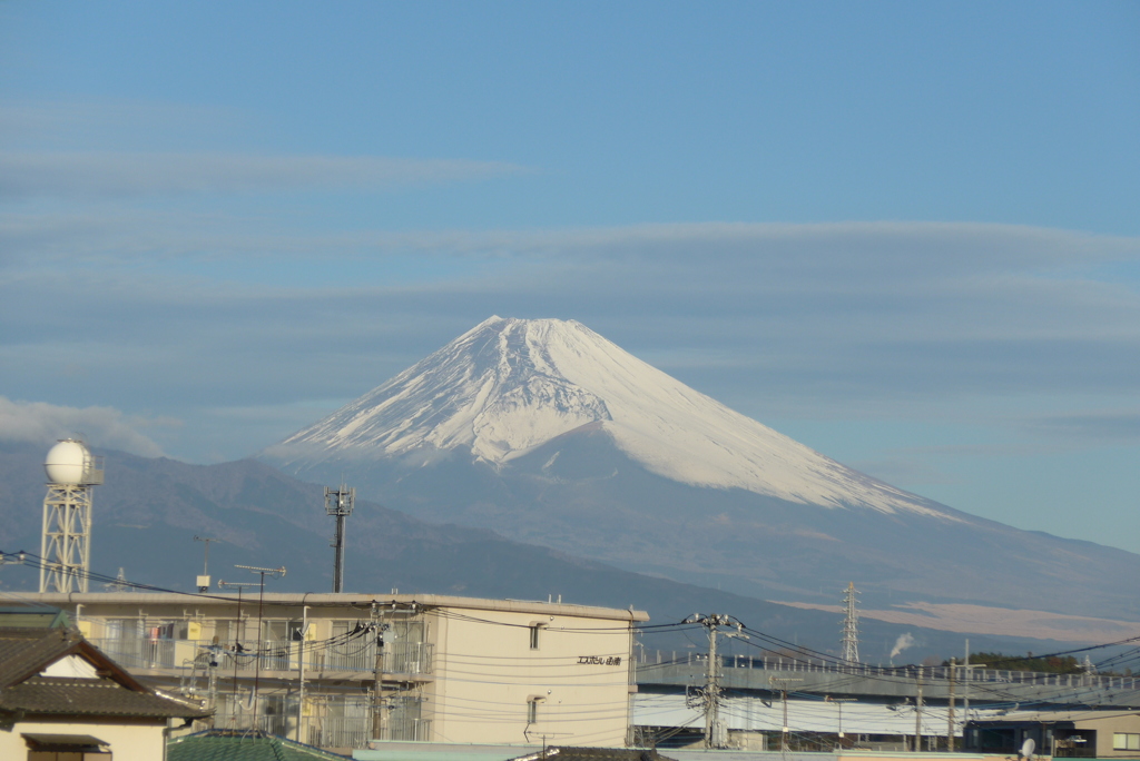 P1130282　1月10日 今朝の富士山