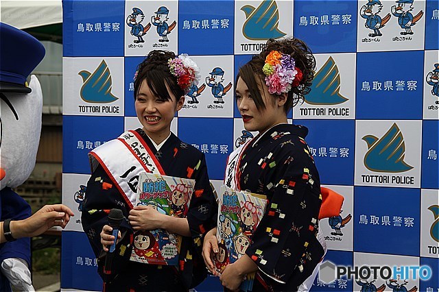 一日署長任命式にて