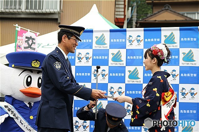 一日警察署長任命式