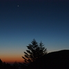 赤岳の夕暮