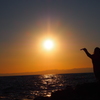 夕日を撮ったつもりなのに・・・