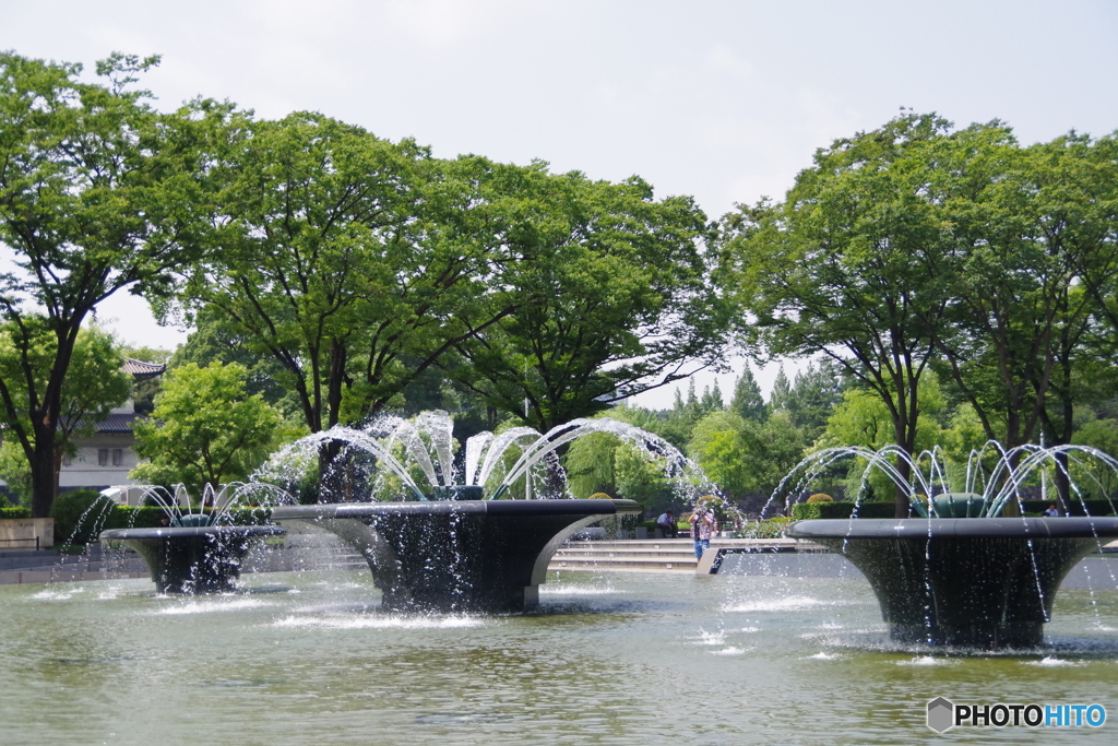 瞬美な噴水公園6