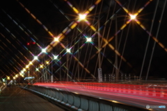 四谷橋のクロスライト