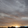 乱層雲と朝日1