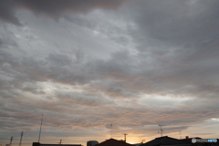 乱層雲と朝日2