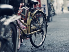 黄色い自転車