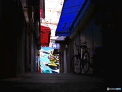 an alley