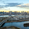 有明から豊洲市場の眺望