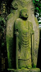 【六地蔵】 宝珠と錫杖持つ地蔵菩薩　万治4年1661 心光寺 文京区