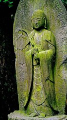【六地蔵】 幢幡持つ地蔵菩薩　寛永15年1638 心光寺 文京区