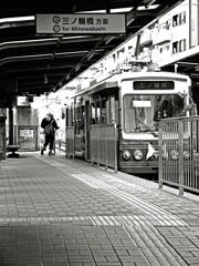 昭和の残像35 荒川線 早稲田駅 新宿区 2018年2月