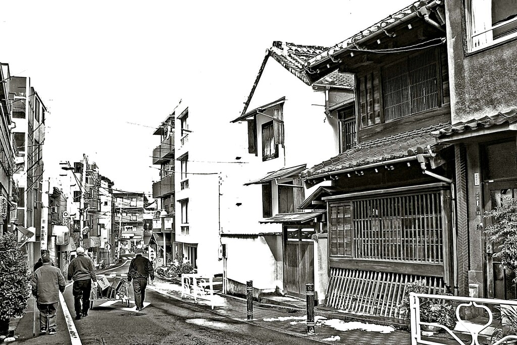 昭和の残像45「旧伊勢屋質店」本郷五丁目菊坂下る 文京区 2008年2月