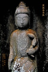 聖観音菩薩　元禄13年1700 宝泉寺 中野区