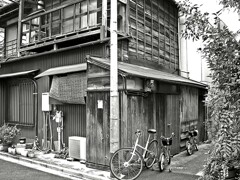 昭和の残像85 木造の家 池之端四丁目 台東区 2007年11月