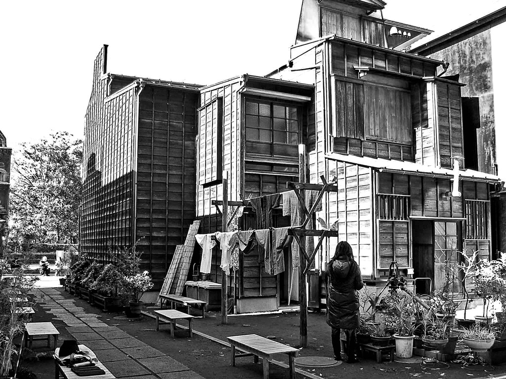 昭和の残像153 路地奥 江戸東京たてもの園 小金井市 2007年11月