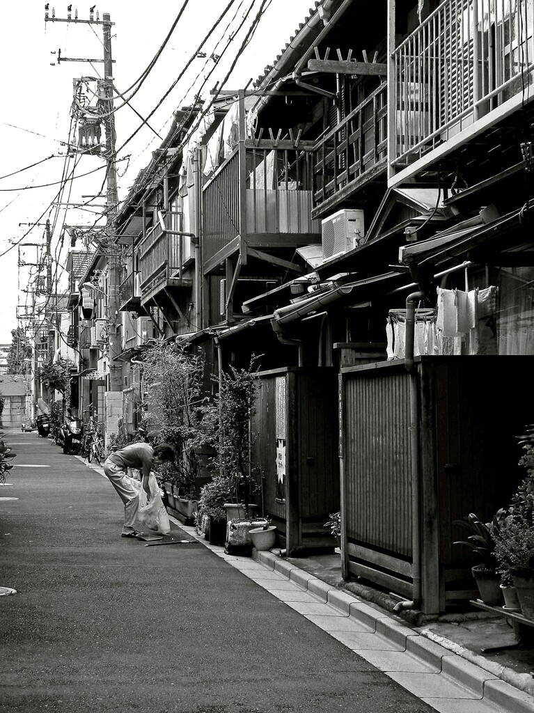 昭和の残像61 木造家屋 広尾五丁目 渋谷区 2008年9月