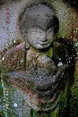 薄笑み地蔵菩薩　文政11年1828 心法寺 千代田区