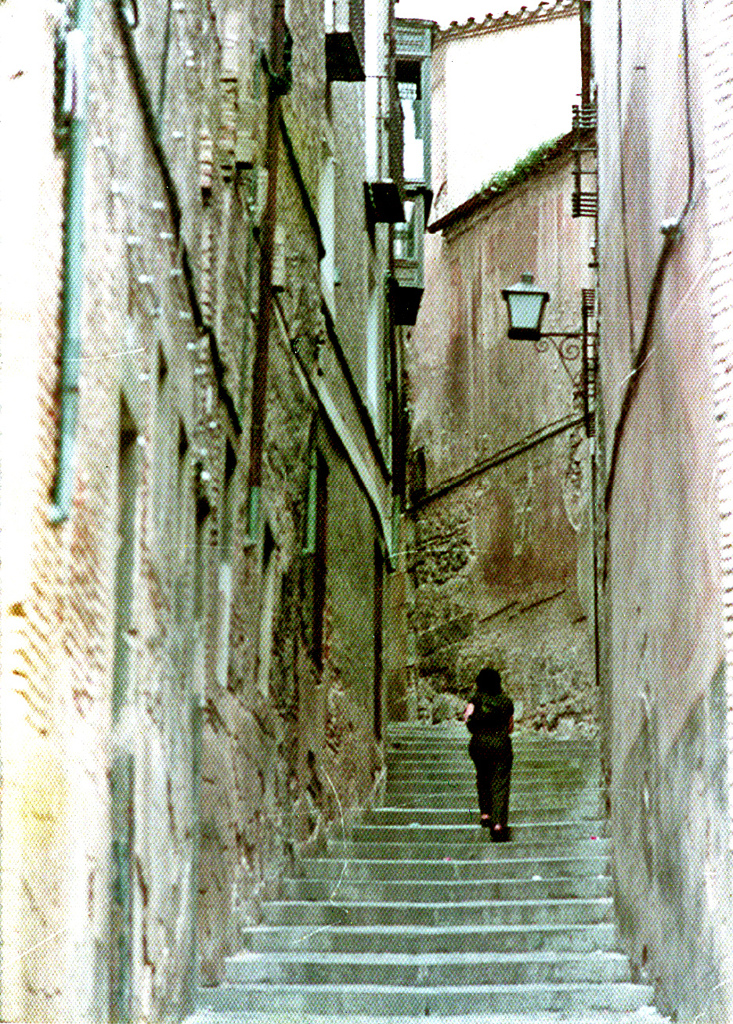「アンダルシア地方 旧市街の路地」　Spain1973　(49)