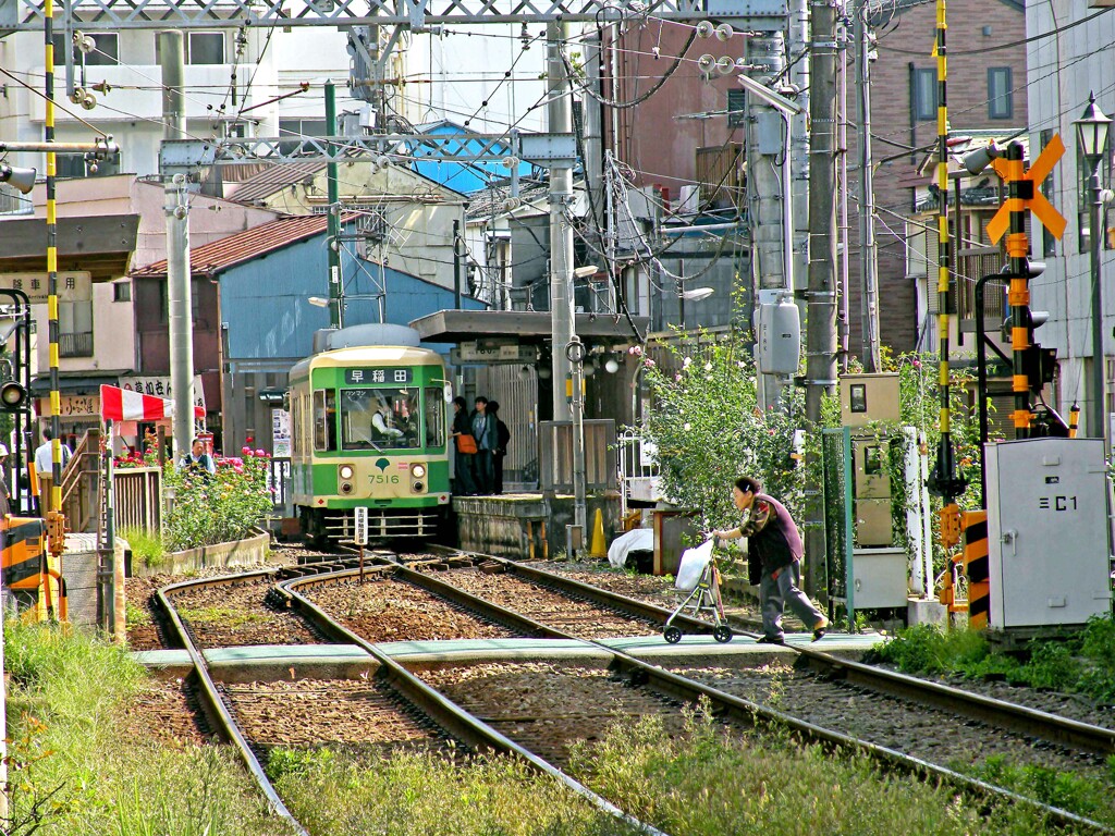 踏切り