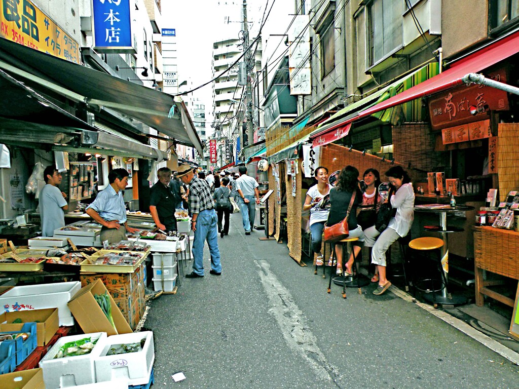 今は亡き築地場外市場