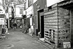 昭和の残像23 荒木町路地 新宿区 2008年2月