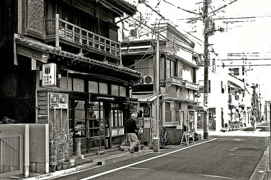 昭和の残像14 「木造商店」佃三丁目 中央区 2008年3月