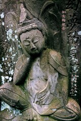 天衣の…如意輪観音　享保6年1721 泉福寺 文京区