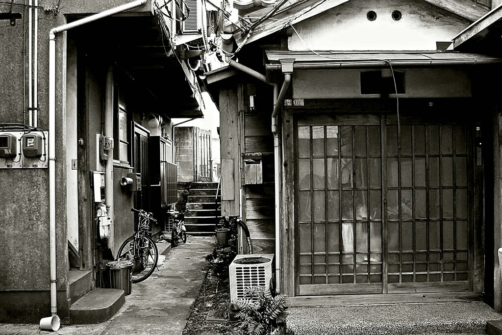 昭和の残像19　旧小山町路地 三田一丁目 港区 2008年2月