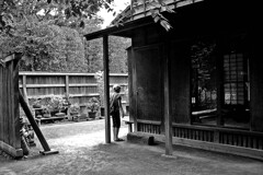 昭和の残像144 仕立屋裏庭 江戸東京たてもの園 小金井市 2003年8月