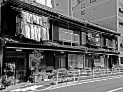 昭和の残像7 「街中の四軒長屋」勝鬨 中央区 2008年9月