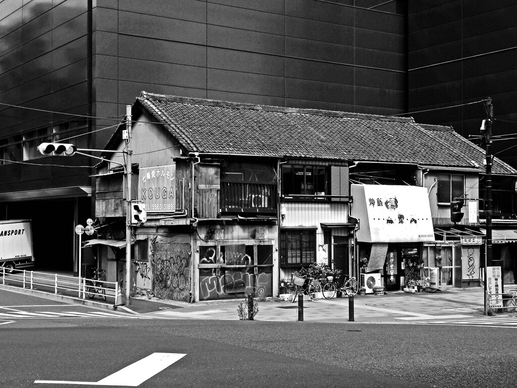 昭和の残像5 「四軒長屋の店」勝鬨三丁目 中央区 2008年9月