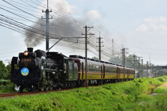 秩父鉄道パレオエクスプレス　長瀞船玉まつり