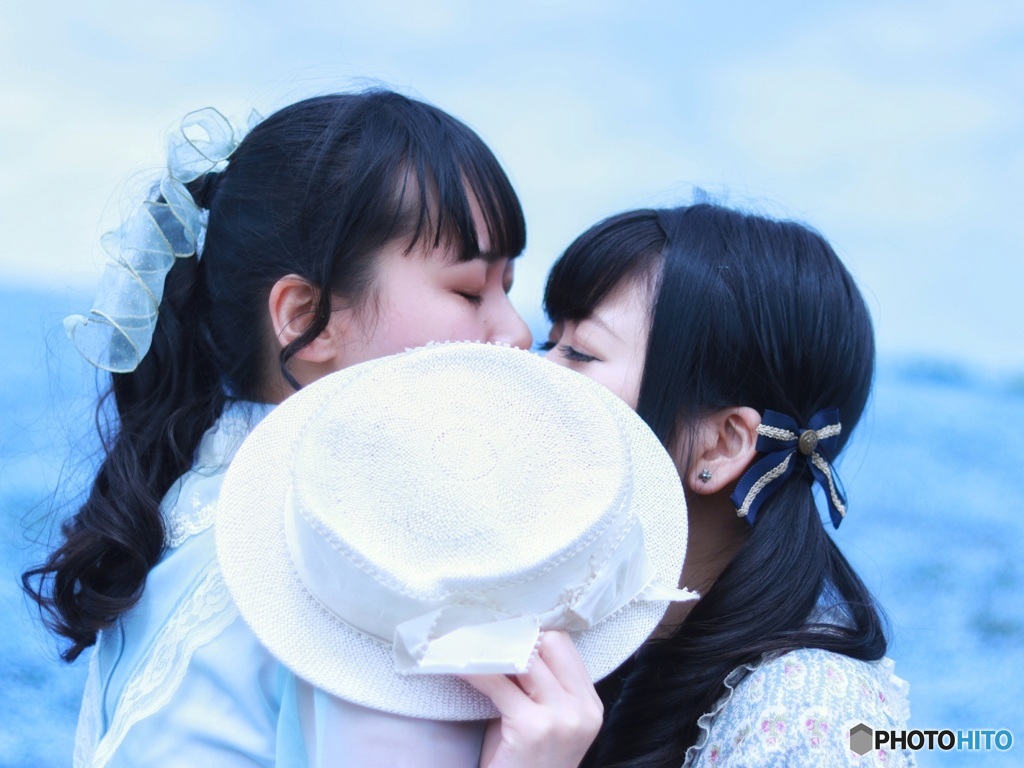 花畑の二人...その3