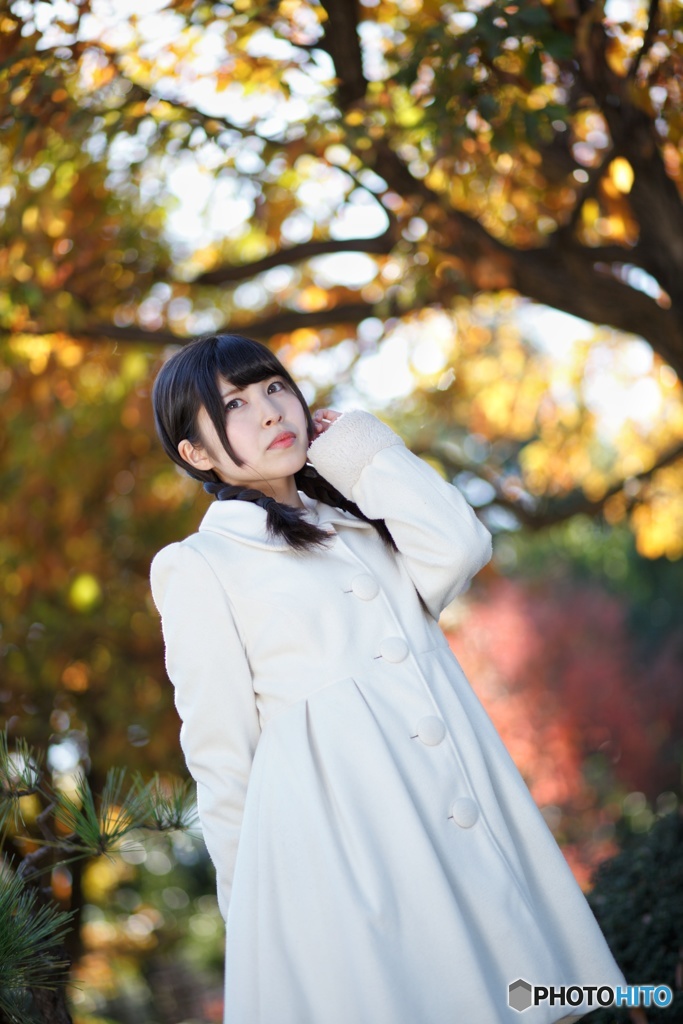 ポートレート　紅葉