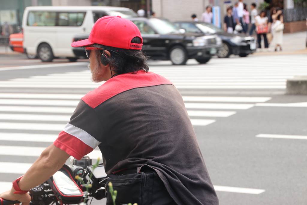 交差点待ち