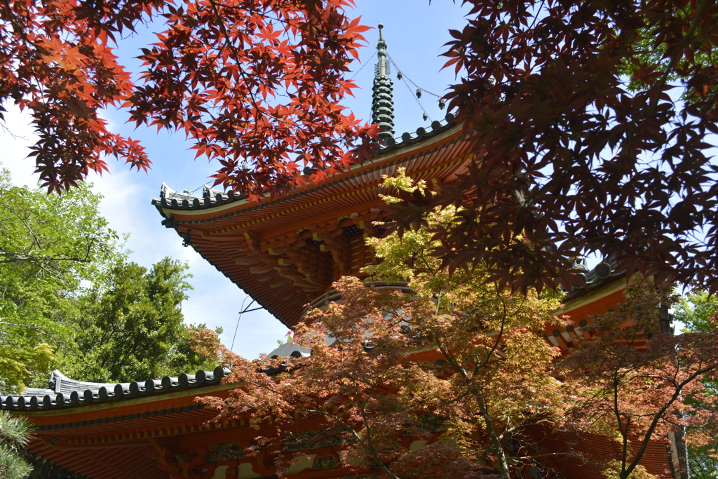 三滝寺　平和宝塔