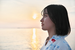 盛夏の海辺にて(１)