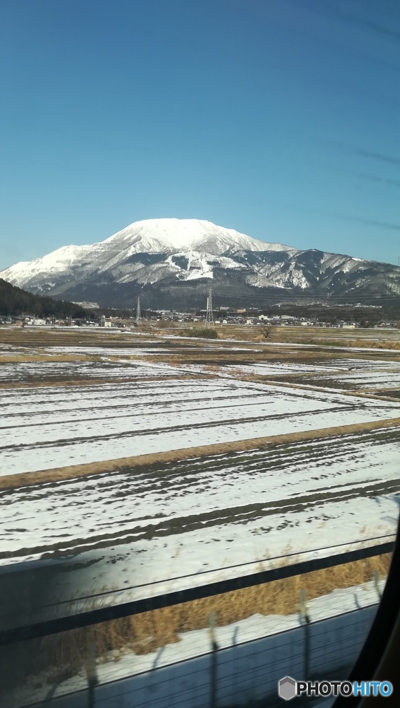 新幹線の車窓から