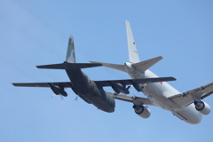 KC-767 & C-130H空中給油展示