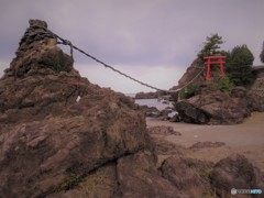 固い絆の夫婦岩