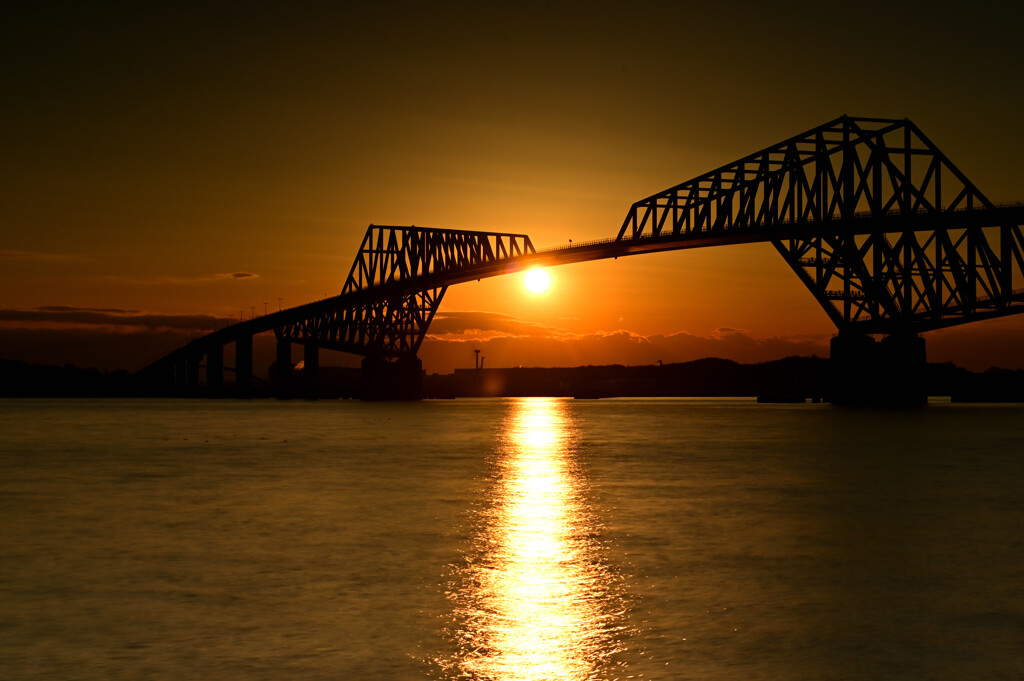 ゲートブリッジの夕焼け