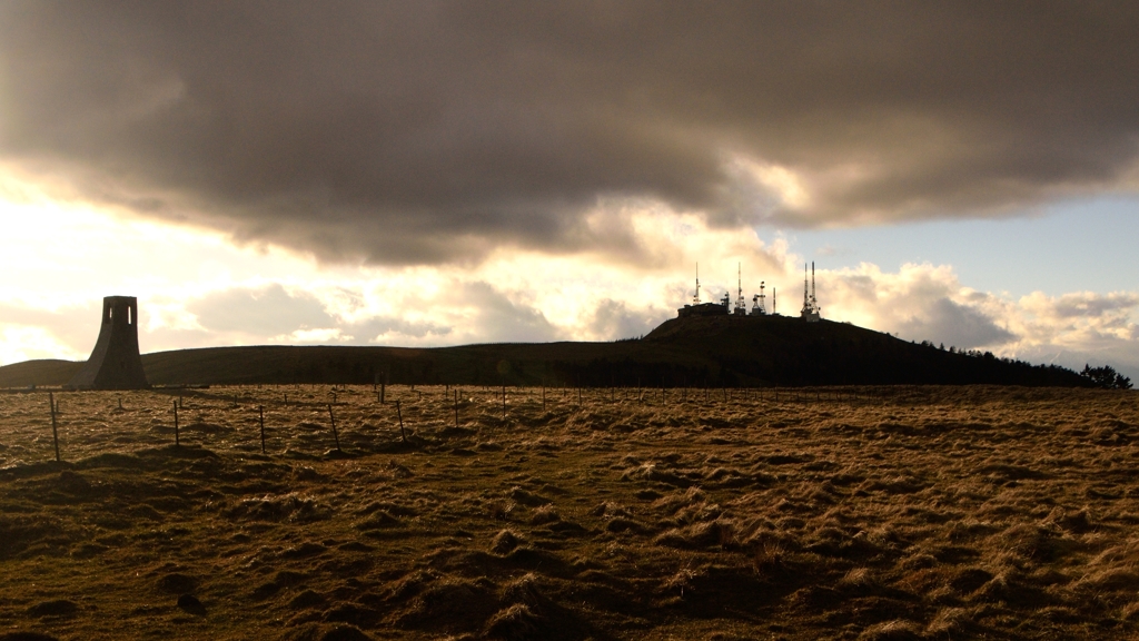 夕焼けの美ヶ原