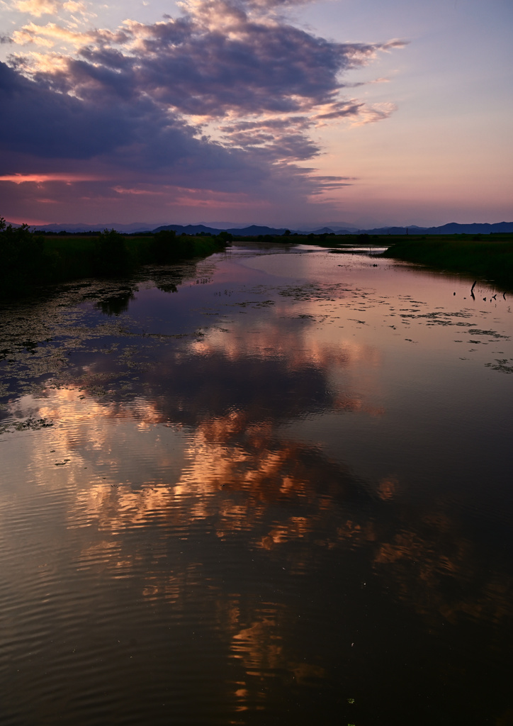 渡良瀬　夕景