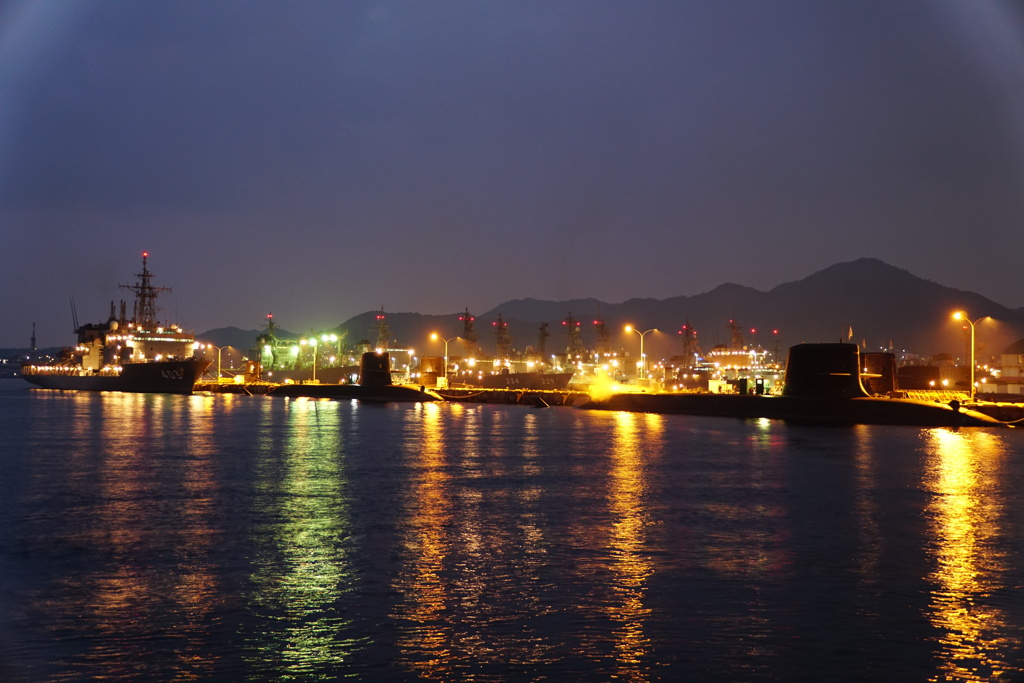 呉 アレイからすこじまの夜景１