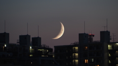 今日の三日月