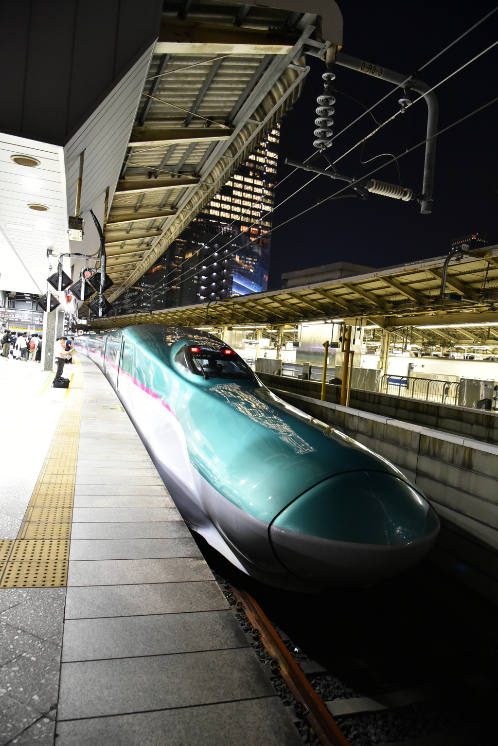 東京駅にて