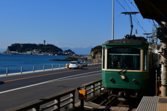 江ノ島と江ノ電