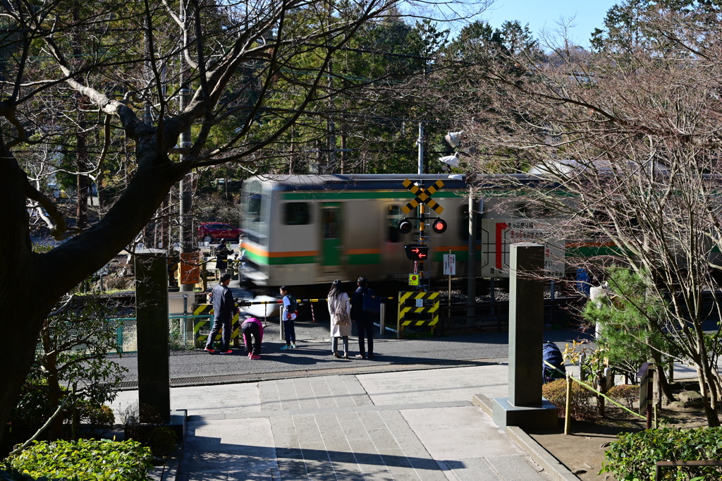 北鎌倉駅前踏切